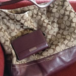 Coach Bag and Matching Wallet